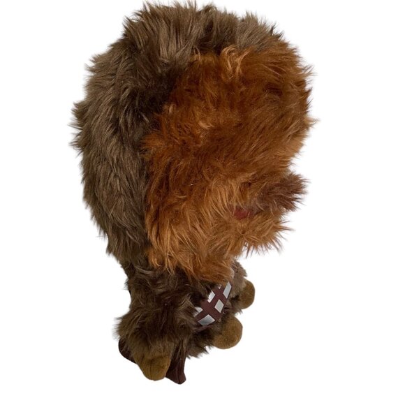 Star Wars Chewbacca Stuffed Toy 12" Tall With Bandolier Battery Operated Plush B - Picture 8 of 11